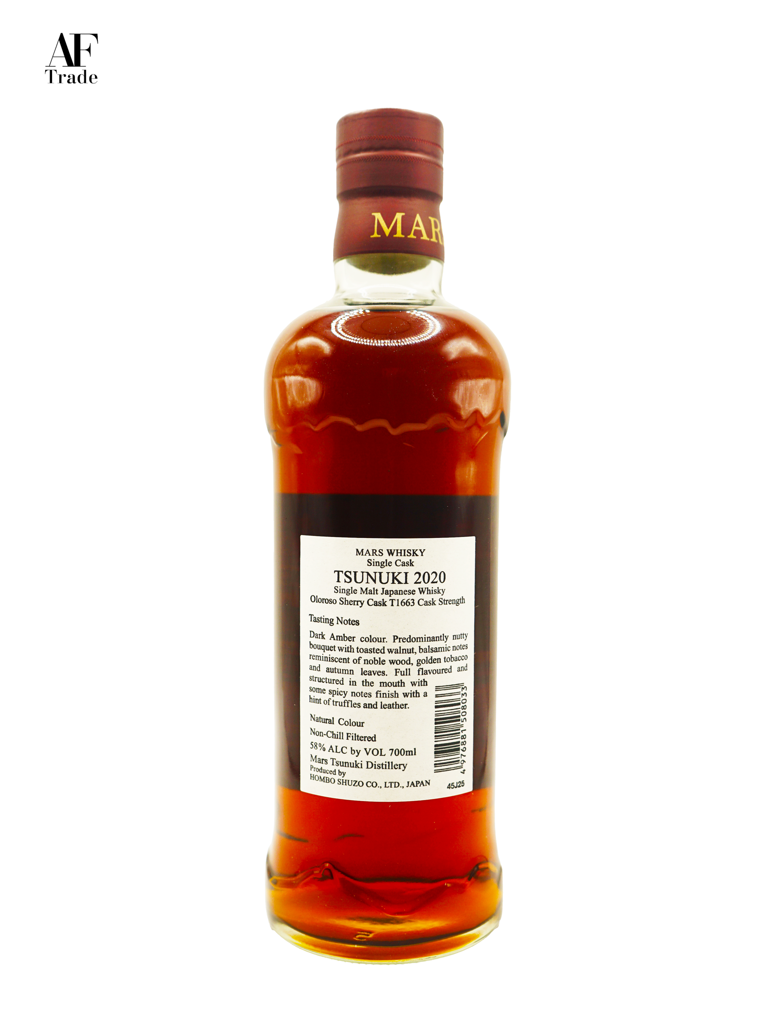 MARS, Single Malt Whisky, Tsunuki 2020 Oloroso Sherry Cask #T1663 MARS, Single Malt Whisky, Tsunuki 2020 Oloroso Sherry Cask #T1663